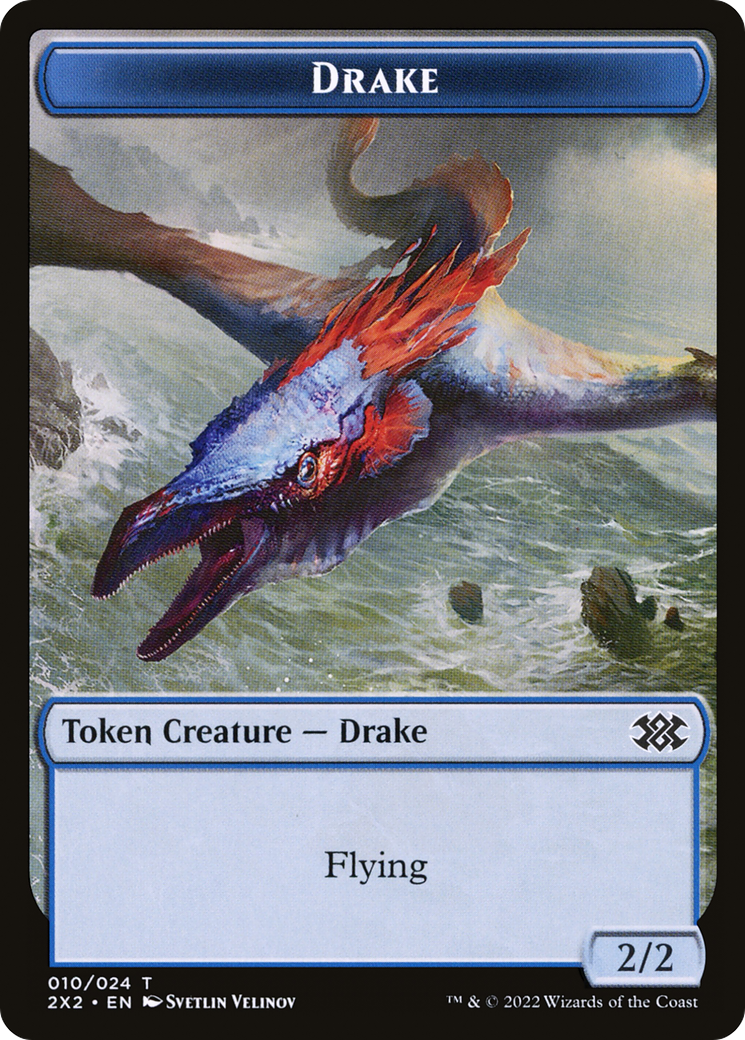 Image of Drake (T2X2-010) - Double Masters 2022 Tokens Foil