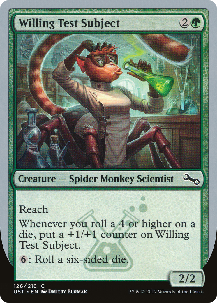 Image of Willing Test Subject (UST-126) - Unstable