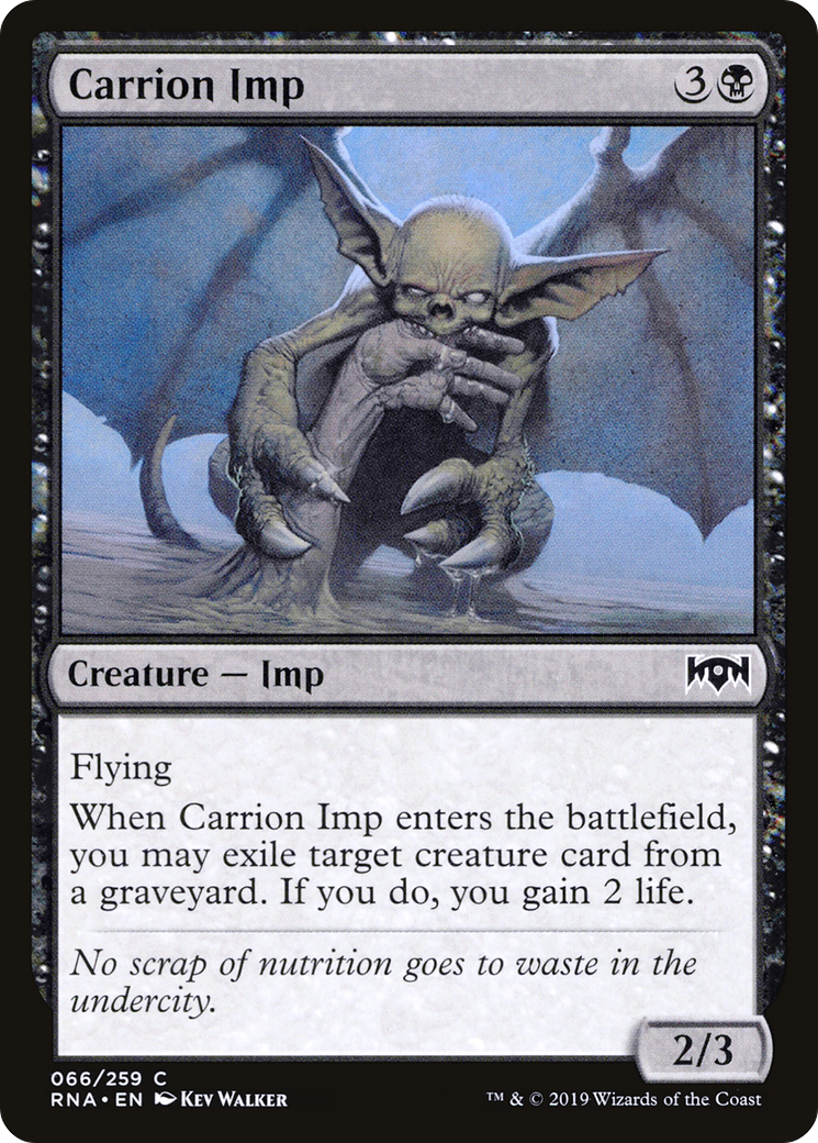 Image of Carrion Imp (RNA-066) - Ravnica Allegiance