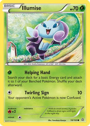 Image of Illumise 018/160  XY  Primal Clash - Common