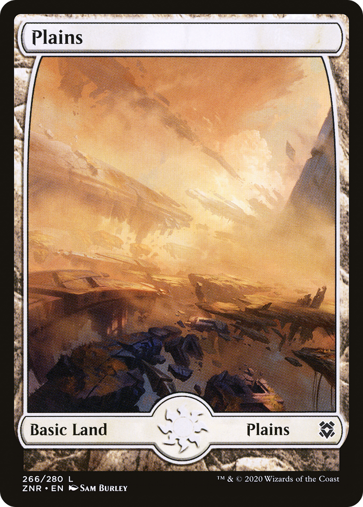 Image of Plains (266) - Full Art (ZNR-266) - Zendikar Rising: (Full Art)