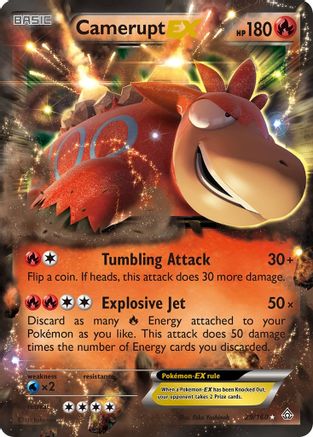 Image of Camerupt EX 029/160  - Holofoil XY  Primal Clash - Ultra Rare