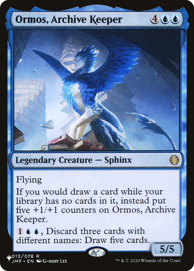 Image of Ormos, Archive Keeper (LIST-JMP-13) - The List