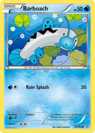 Image of Barboach 039  - Reverse Holofoil XY  Primal Clash - Common