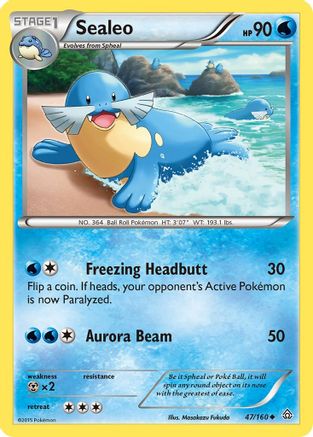 Image of Sealeo 047/160  XY  Primal Clash - Uncommon