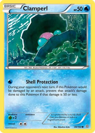 Image of Clamperl 049  XY  Primal Clash - Common
