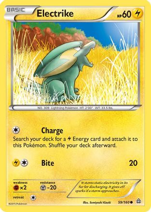 Image of Electrike 059  XY  Primal Clash - Common