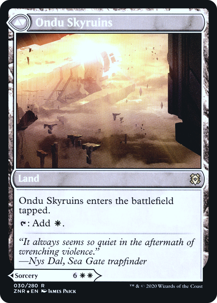 Image of Ondu Inversion (PRE-30S) - Zendikar Rising Promos Foil