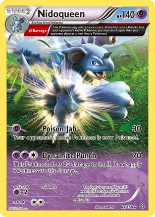 Image of Nidoqueen (Omega) 069/160  - Reverse Holofoil XY  Primal Clash - Rare