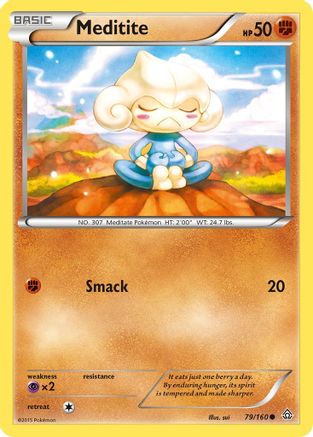 Image of Meditite 079  XY  Primal Clash - Common