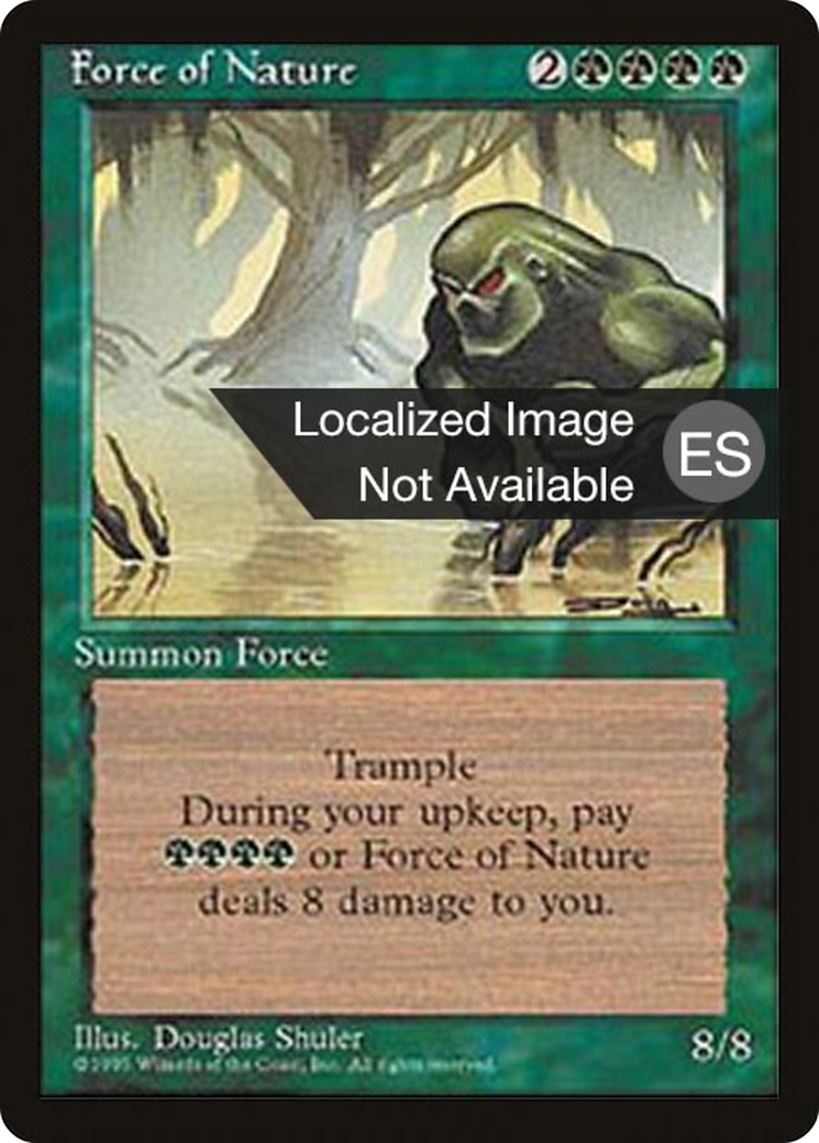 Image of Force of Nature (4BB-) - Fourth Edition Foreign Black Border
