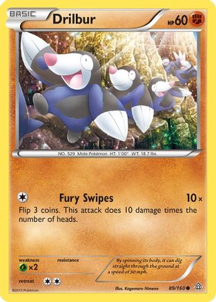 Image of Drilbur 089  XY  Primal Clash - Common