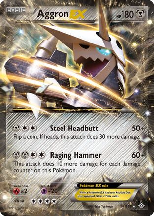 Image of Aggron EX 093/160  - Holofoil XY  Primal Clash - Ultra Rare