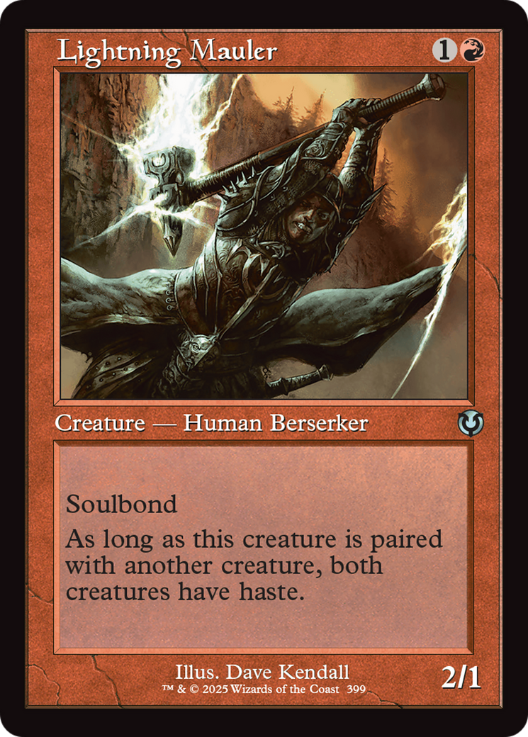 Image of Lightning Mauler (Retro Frame) (INR-399) - Innistrad Remastered