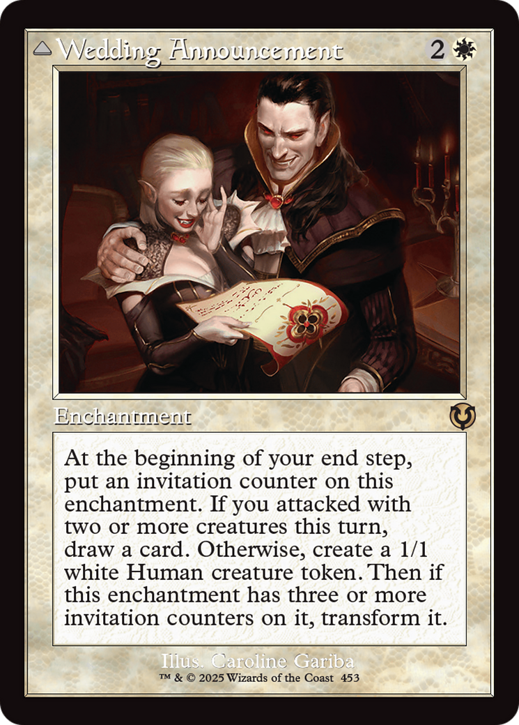 Image of Wedding Announcement (Retro Frame) (INR-453) - Innistrad Remastered Foil