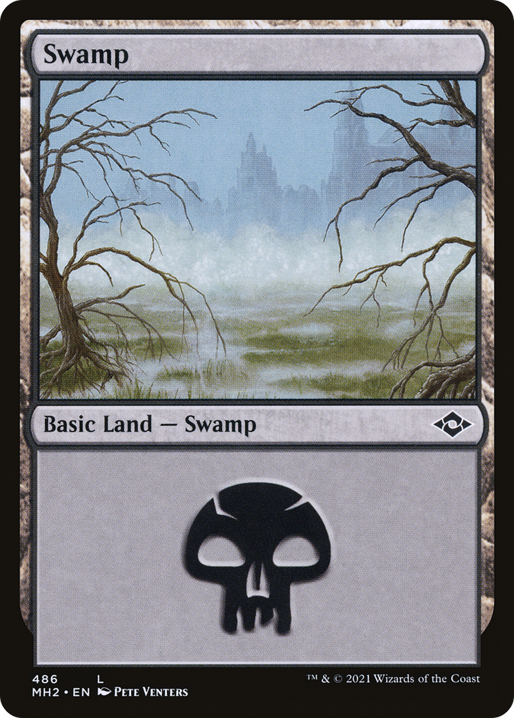 Image of Swamp (486) (MH2-486) - Modern Horizons 2 Foil