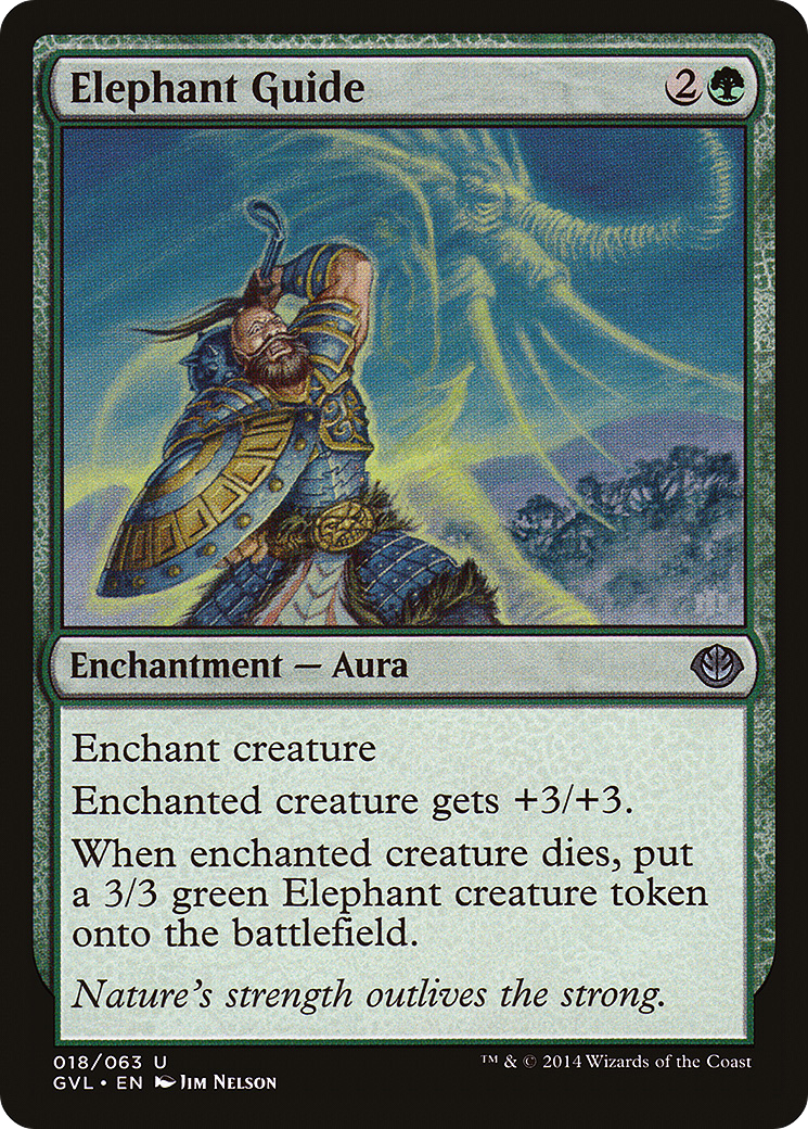 Image of Elephant Guide (DD3-018) - Duel Decks Anthology: Garruk vs. Liliana