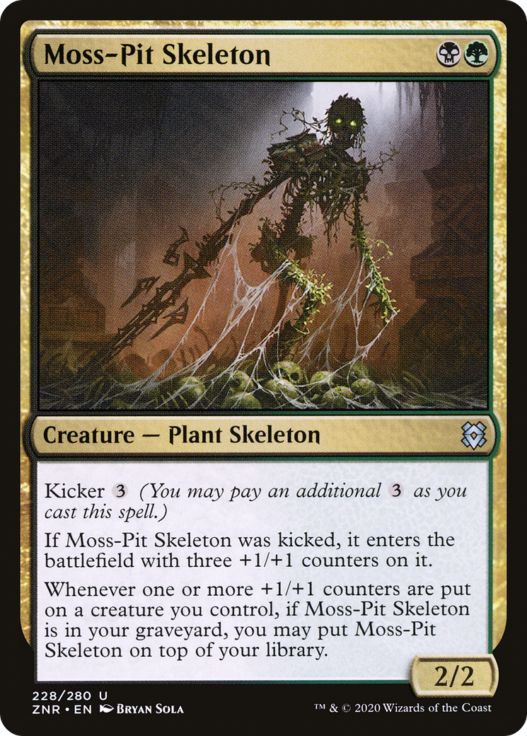 Image of Moss-Pit Skeleton (ZNR-228) - Zendikar Rising