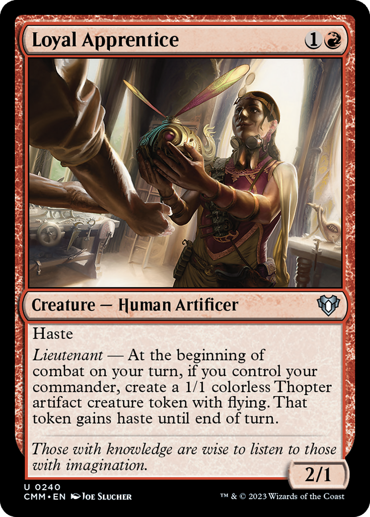 Image of Loyal Apprentice (CMM-240) - Commander Masters
