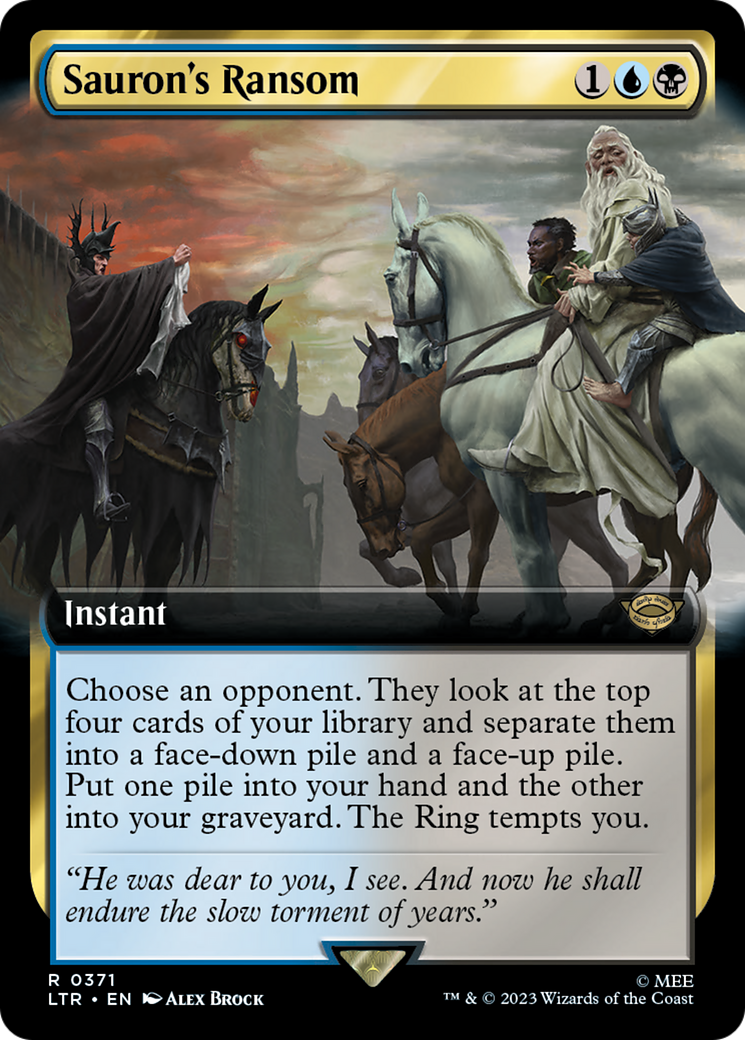 Image of Sauron's Ransom (Extended Art) (LTR-371) - The Lord of the Rings: Tales of Middle-earth: (Extended Art)
