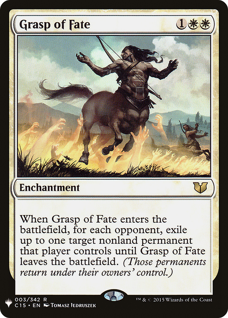 Image of Grasp of Fate (LIST-003/342) - The List