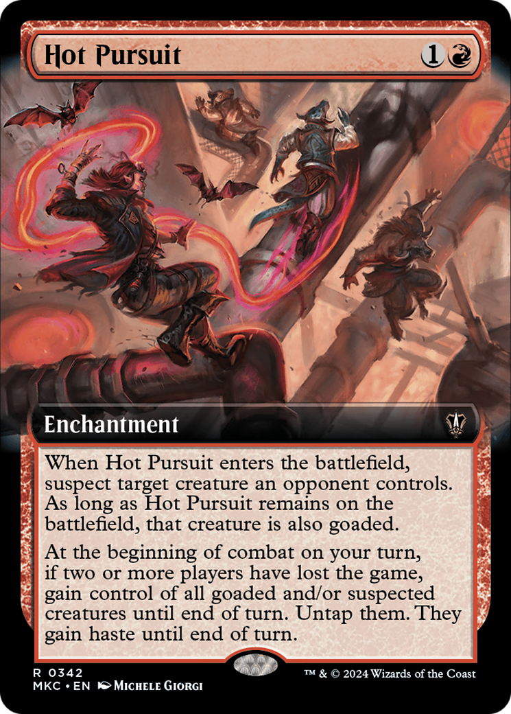 Image of Hot Pursuit (Extended Art) (MKC-342) - Murders at Karlov Manor Commander: (Extended Art)