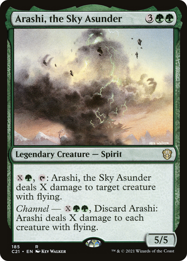 Image of Arashi, the Sky Asunder (C21-185) - Commander 2021