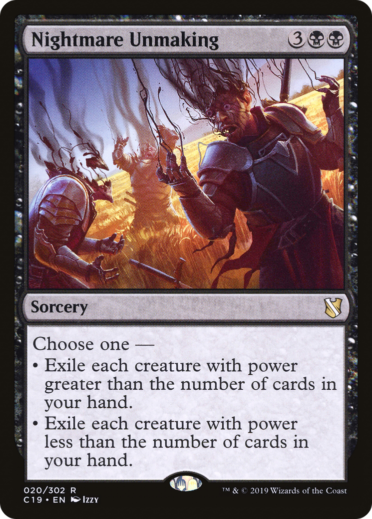 Image of Nightmare Unmaking (C19-020) - Commander 2019