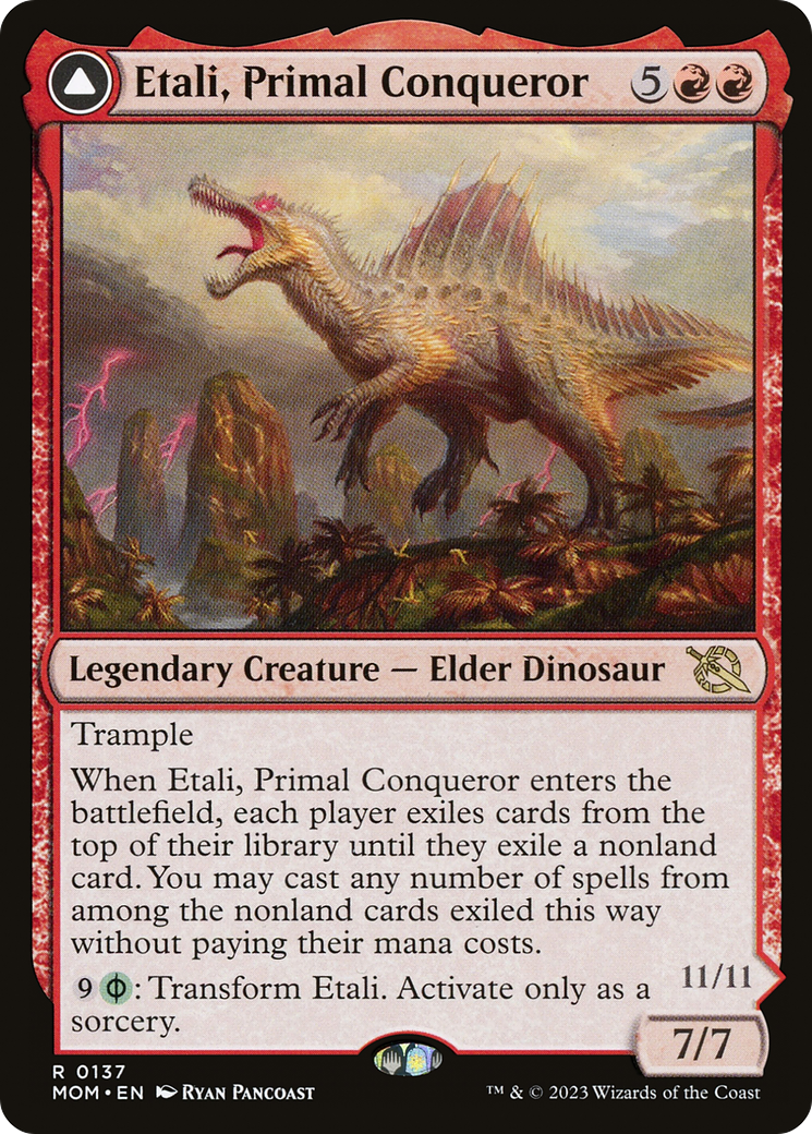Image of Etali, Primal Conqueror (MOM-137) - March of the Machine Foil