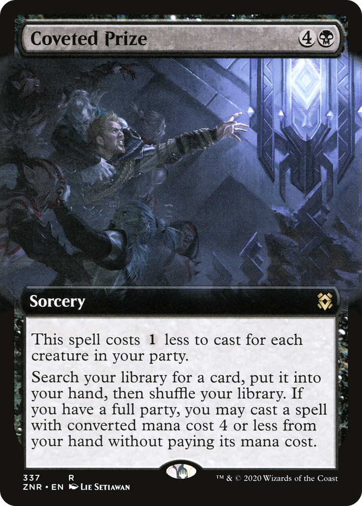 Image of Coveted Prize (Extended Art) (ZNR-337) - Zendikar Rising: (Extended Art) Foil