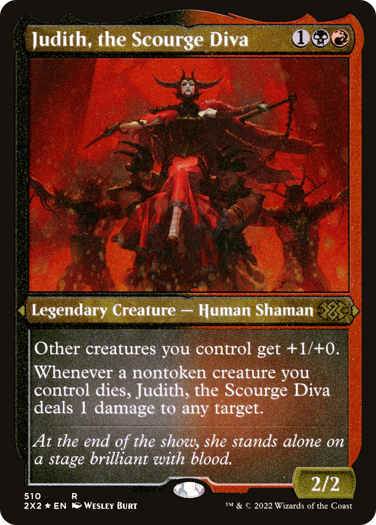 Image of Judith, the Scourge Diva (2X2-510) - Double Masters 2022 Foil