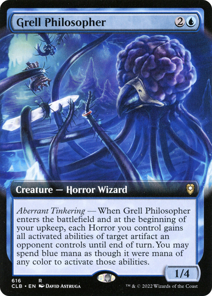 Image of Grell Philosopher (Extended Art) (CLB-616) - Commander Legends: Battle for Baldur's Gate: (Extended Art)