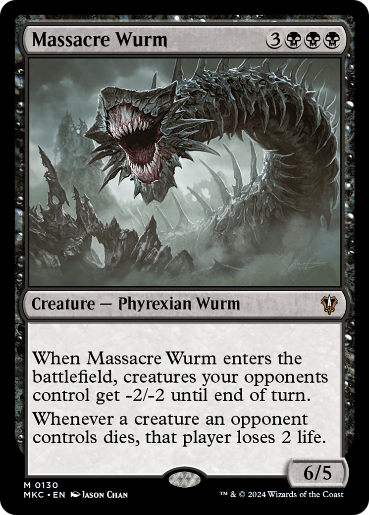 Image of Massacre Wurm (MKC-130) - Murders at Karlov Manor Commander