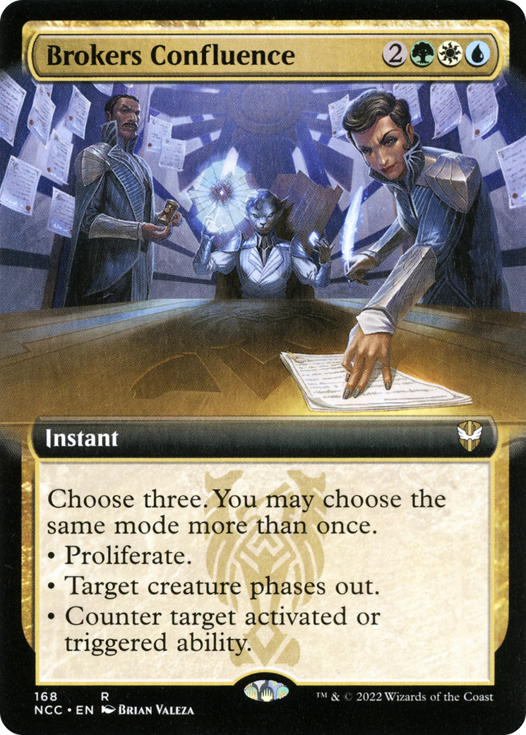Image of Brokers Confluence (Extended Art) (NCC-168) - New Capenna Commander: (Extended Art)