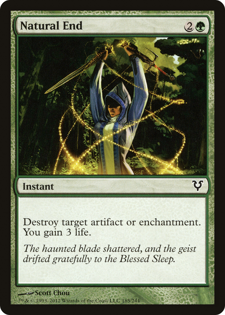 Image of Natural End (AVR-185) - Avacyn Restored Foil
