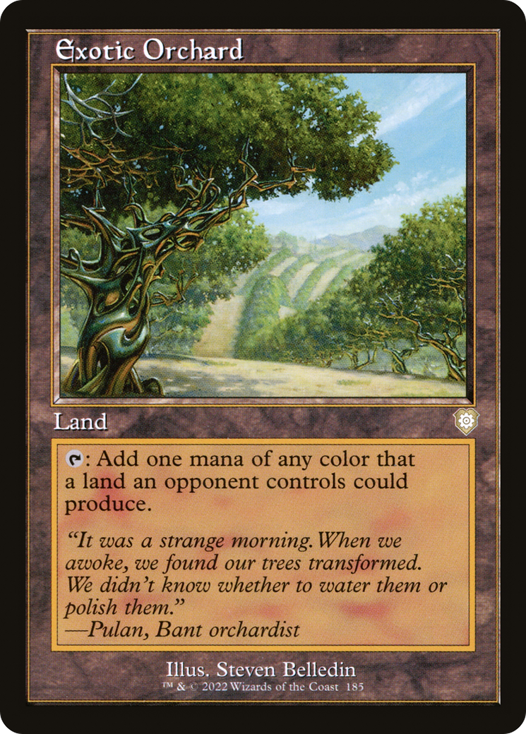Image of Exotic Orchard (Retro Frame) (BRC-185) - The Brothers' War Commander