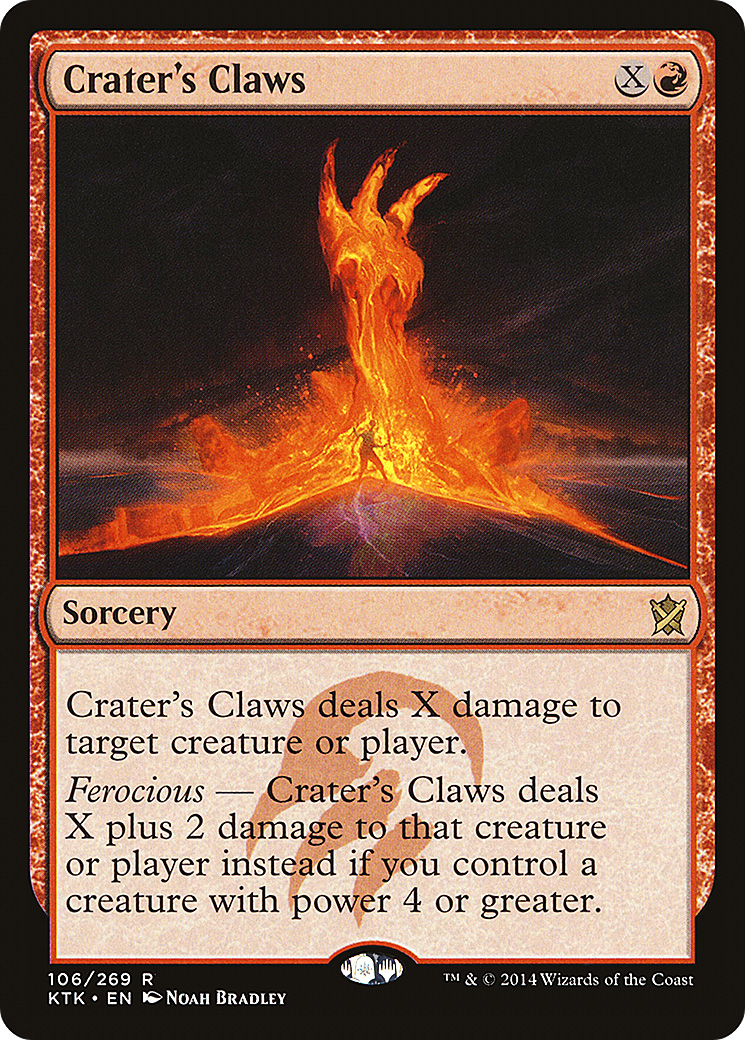 Image of Crater's Claws (KTK-106) - Khans of Tarkir Foil