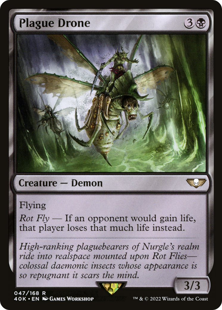 Image of Plague Drone (40K-047) - Warhammer 40,000 Commander