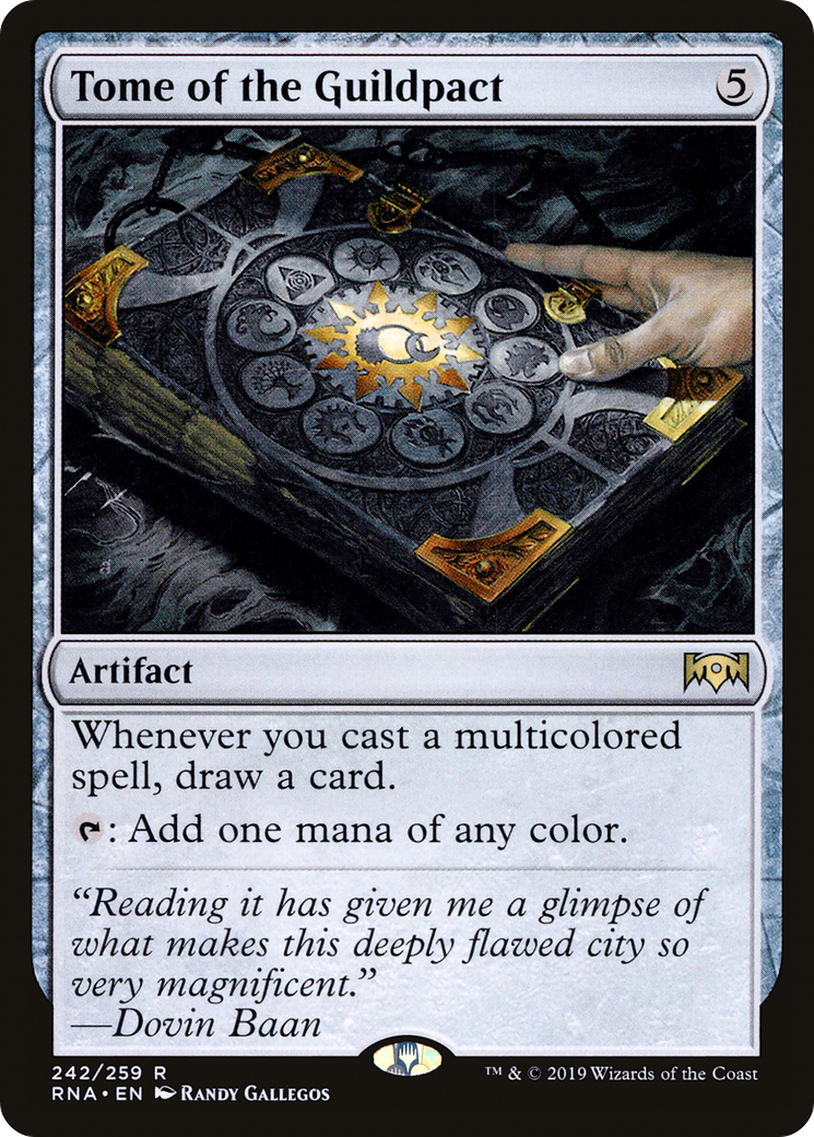 Image of Tome of the Guildpact (RNA-242) - Ravnica Allegiance Foil