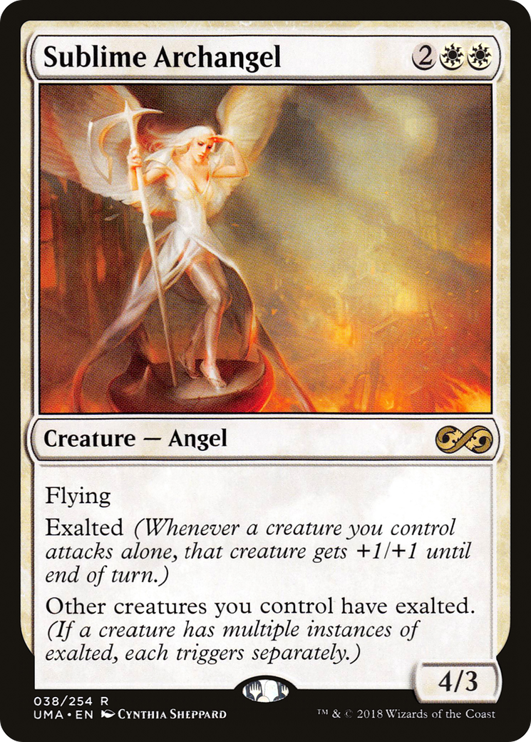 Image of Sublime Archangel (UMA-038) - Ultimate Masters Foil