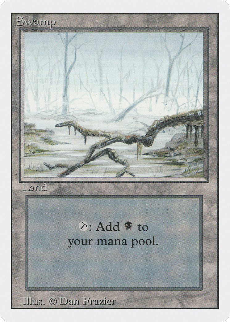 Image of Swamp (A) (3ED-299) - Revised Edition