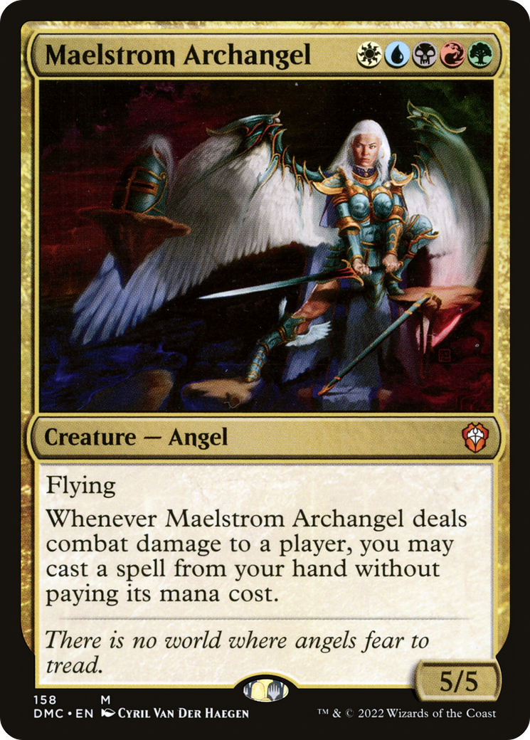 Image of Maelstrom Archangel (DMC-158) - Dominaria United Commander