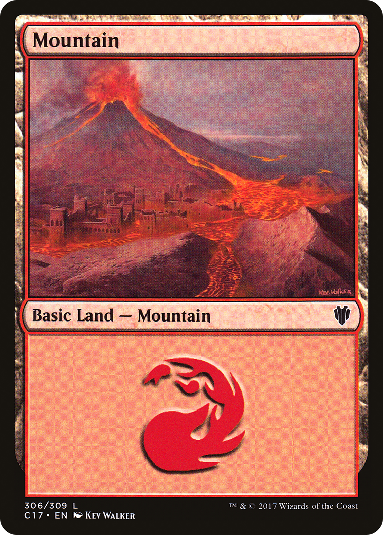 Image of Mountain (306) (C17-306) - Commander 2017