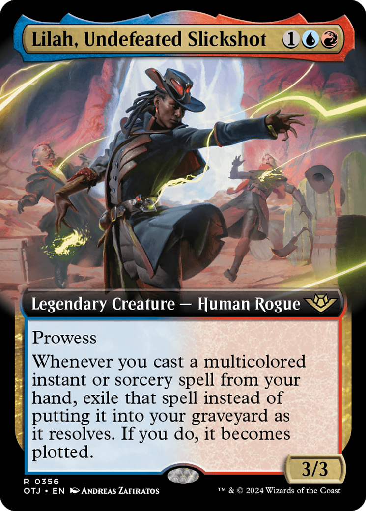 Image of Lilah, Undefeated Slickshot (Extended Art) (OTJ-356) - Outlaws of Thunder Junction: (Extended Art)