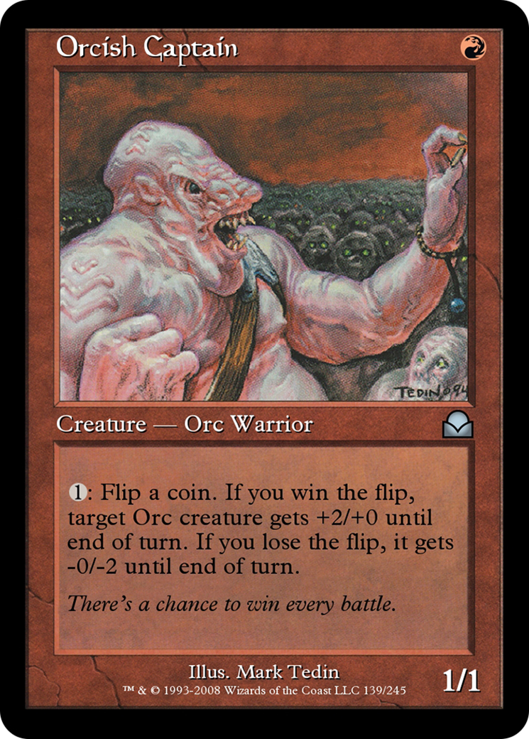 Image of Orcish Captain (ME2-139) - Masters Edition II