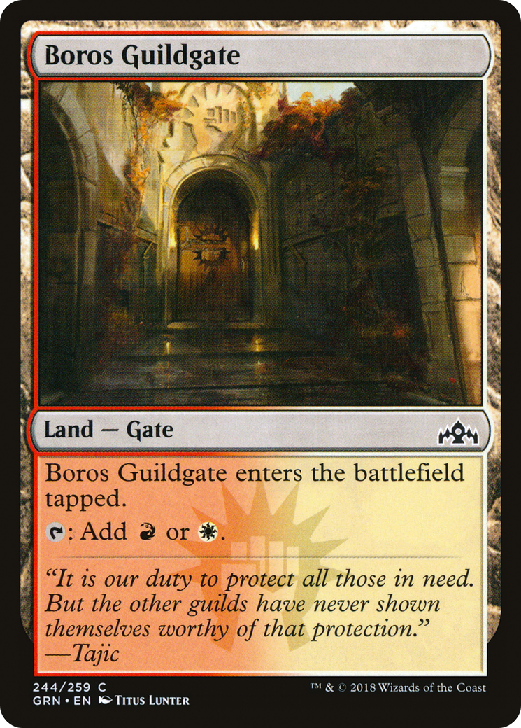Image of Boros Guildgate (244) (GRN-244) - Guilds of Ravnica