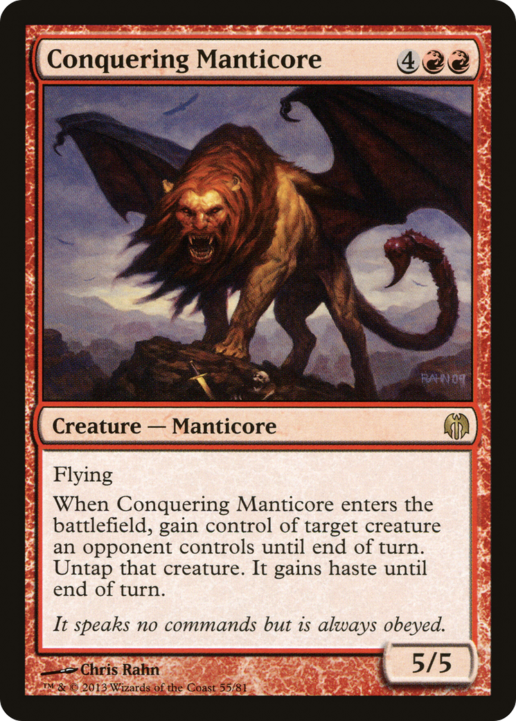 Image of Conquering Manticore (DDL-055) - Duel Decks: Heroes vs. Monsters