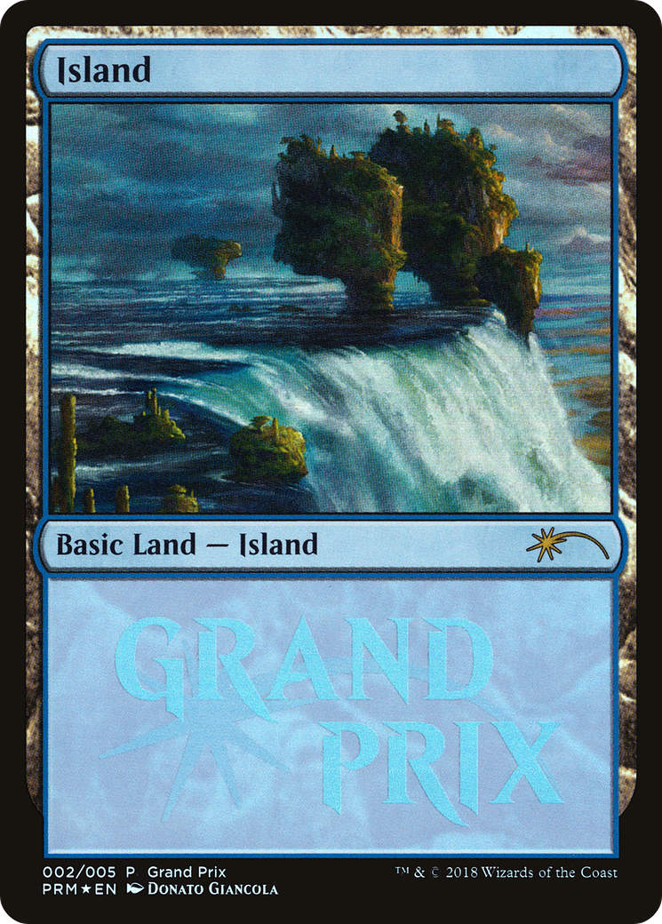 Image of Island (GPP-002) - Grand Prix Promos Foil