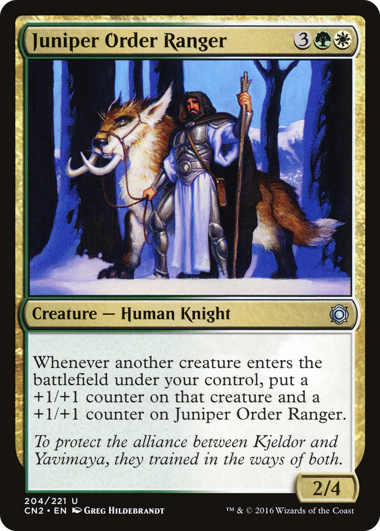 Image of Juniper Order Ranger (CN2-204) - Conspiracy: Take the Crown Foil