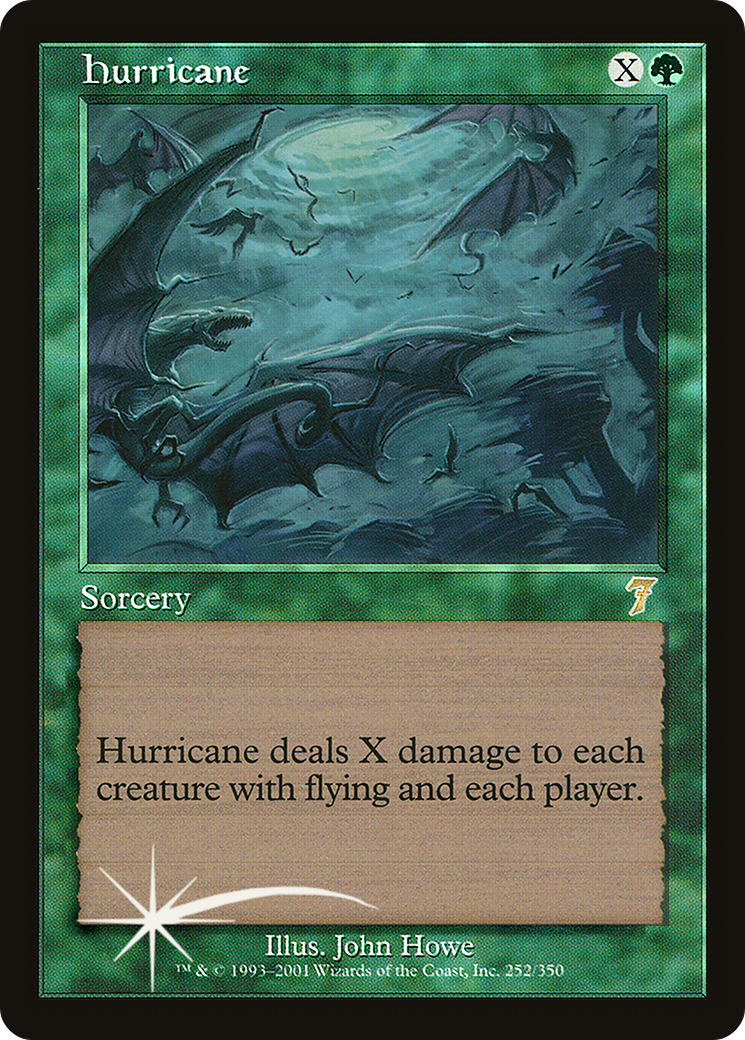 Image of Hurricane (7ED-252) - 7th Edition Foil